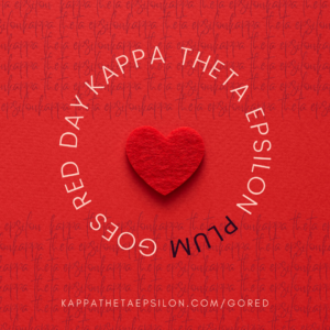 Kappa Theta Epsilon Sorority Plum Goes Red Program