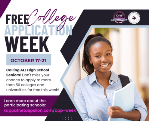 Free College Application Week for High School Students